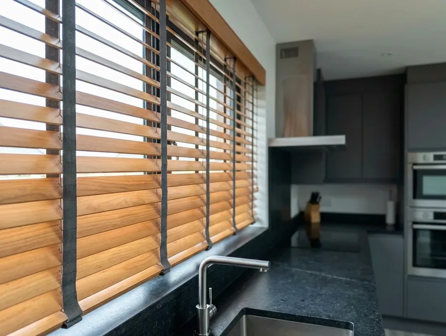 Aluminium & Timber Venetians fitted in a Brooklyn home